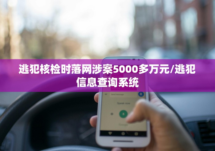 逃犯核检时落网涉案5000多万元/逃犯信息查询系统