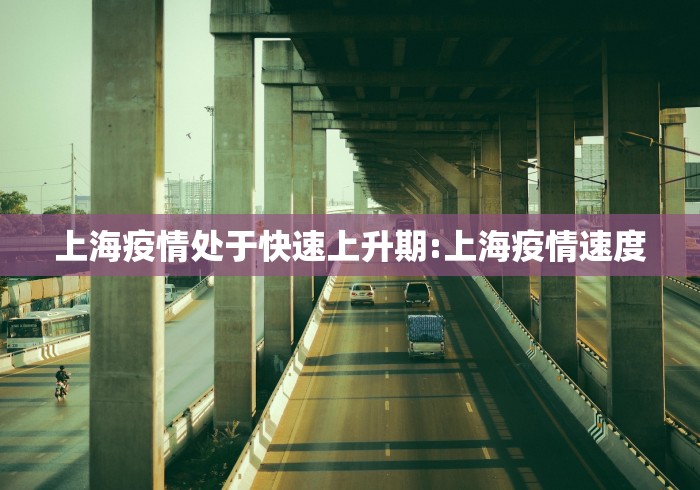 上海疫情处于快速上升期:上海疫情速度 上海疫情处于快速上升期:上海疫情速度