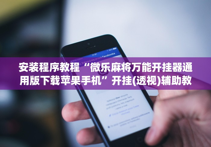 安装程序教程“微乐麻将万能开挂器通用版下载苹果手机	”开挂(透视)辅助教程