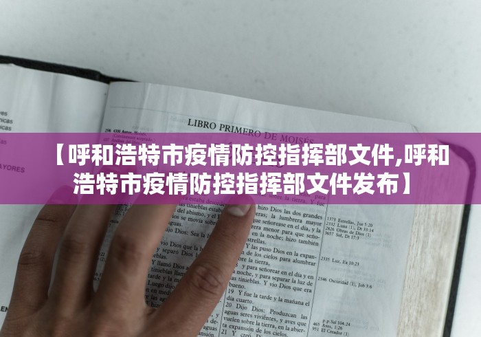 【呼和浩特市疫情防控指挥部文件,呼和浩特市疫情防控指挥部文件发布】