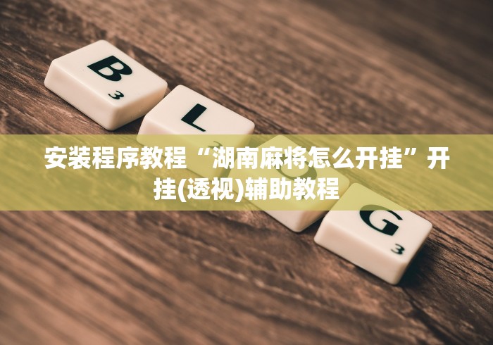 安装程序教程“湖南麻将怎么开挂”开挂(透视)辅助教程