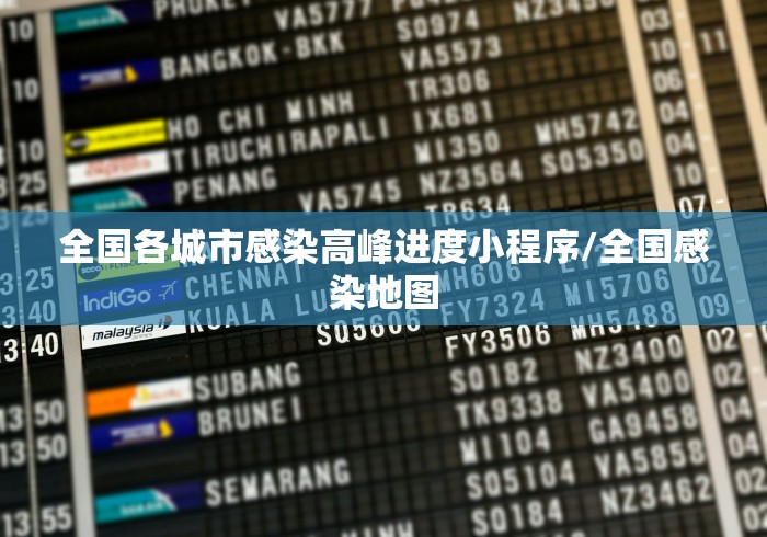 全国各城市感染高峰进度小程序/全国感染地图