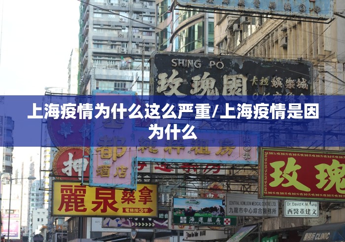 上海疫情为什么这么严重/上海疫情是因为什么