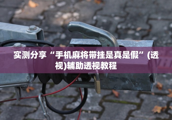 实测分享“手机麻将带挂是真是假”(透视)辅助透视教程