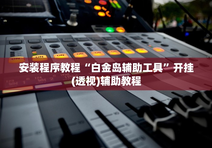 安装程序教程“白金岛辅助工具”开挂(透视)辅助教程