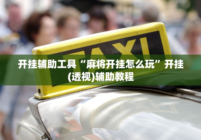 开挂辅助工具“麻将开挂怎么玩	”开挂(透视)辅助教程