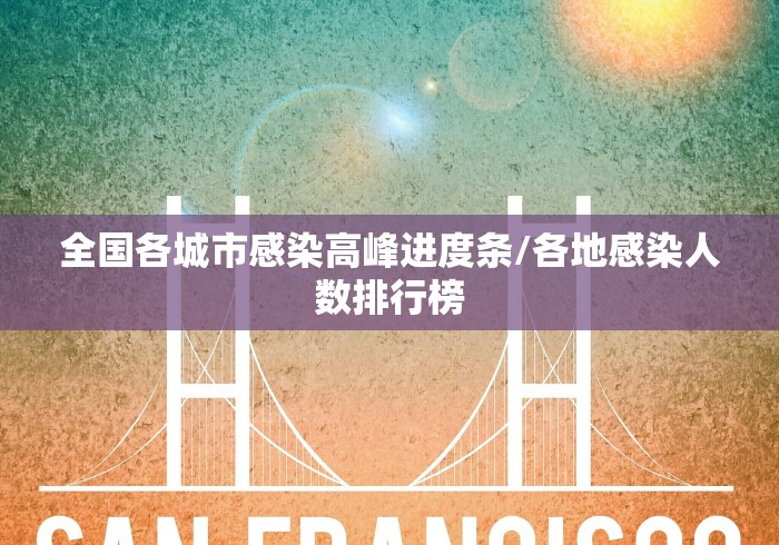 全国各城市感染高峰进度条/各地感染人数排行榜