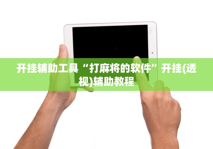 开挂辅助工具“打麻将的软件”开挂(透视)辅助教程