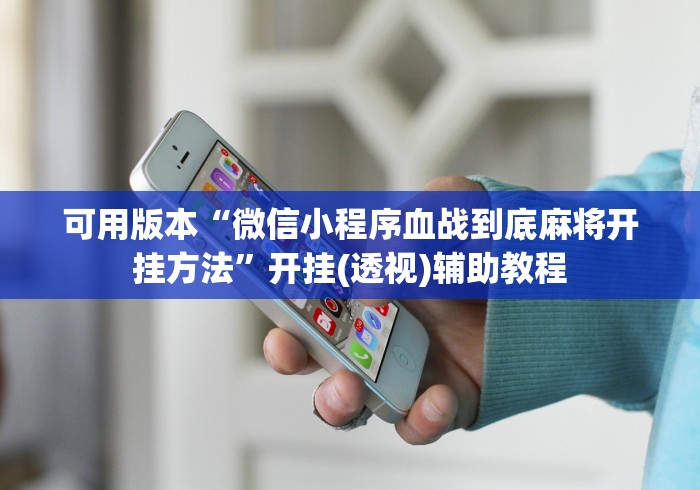 可用版本“微信小程序血战到底麻将开挂方法”开挂(透视)辅助教程