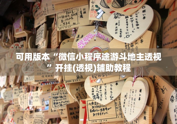 可用版本“微信小程序途游斗地主透视”开挂(透视)辅助教程
