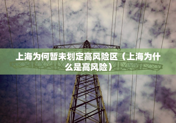 上海为何暂未划定高风险区（上海为什么是高风险）