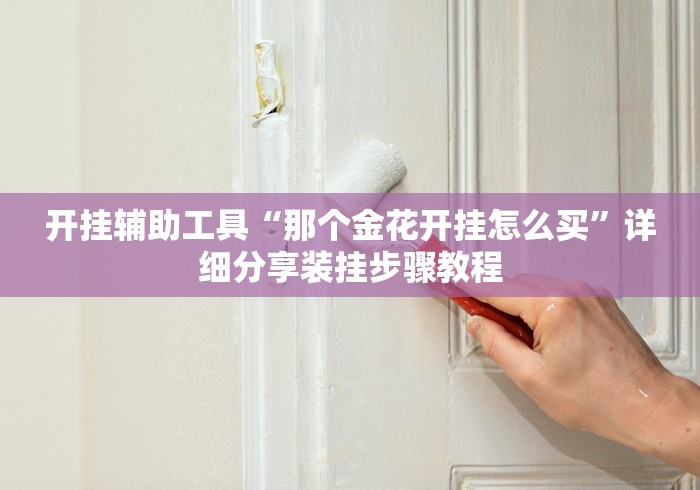 开挂辅助工具“那个金花开挂怎么买”详细分享装挂步骤教程