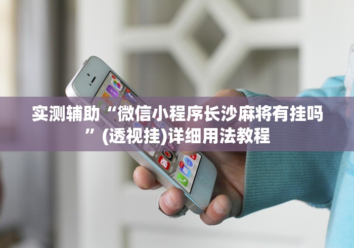 实测辅助“微信小程序长沙麻将有挂吗”(透视挂)详细用法教程