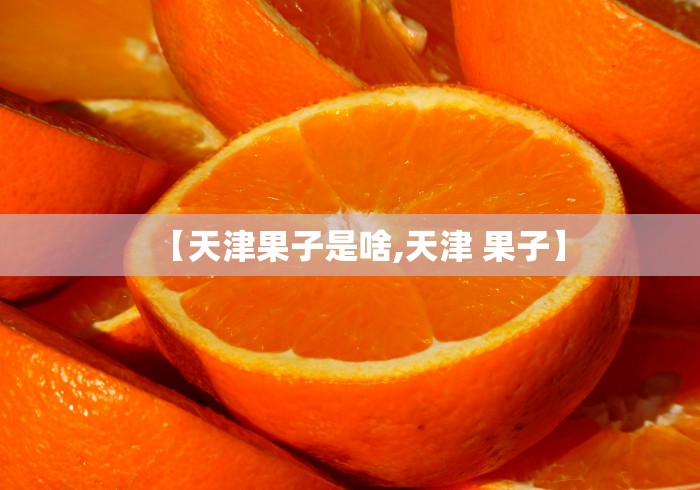 【天津果子是啥,天津 果子】