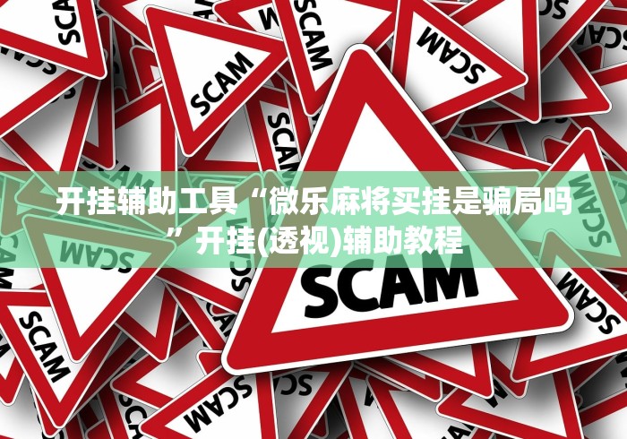 开挂辅助工具“微乐麻将买挂是骗局吗	”开挂(透视)辅助教程