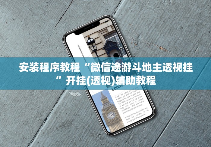 安装程序教程“微信途游斗地主透视挂	”开挂(透视)辅助教程