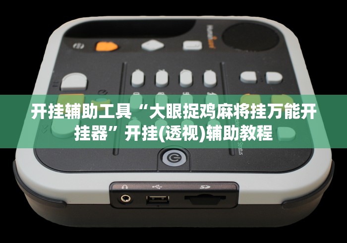开挂辅助工具“大眼捉鸡麻将挂万能开挂器”开挂(透视)辅助教程