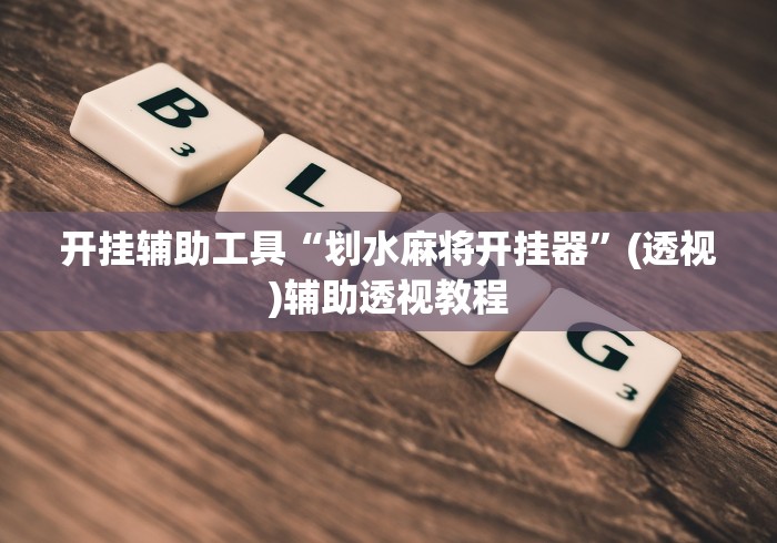开挂辅助工具“划水麻将开挂器	”(透视)辅助透视教程
