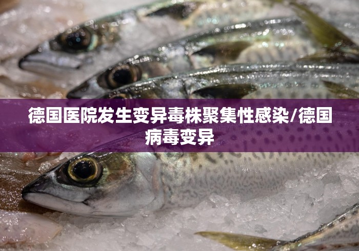 德国医院发生变异毒株聚集性感染/德国病毒变异