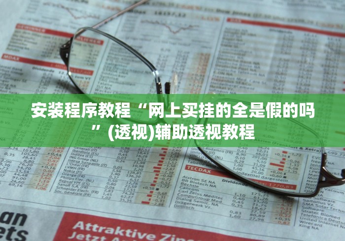 安装程序教程“网上买挂的全是假的吗”(透视)辅助透视教程