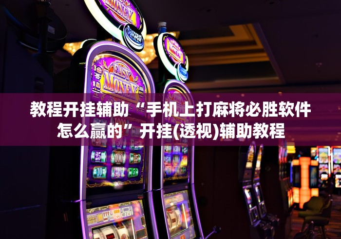 教程开挂辅助“手机上打麻将必胜软件怎么赢的”开挂(透视)辅助教程