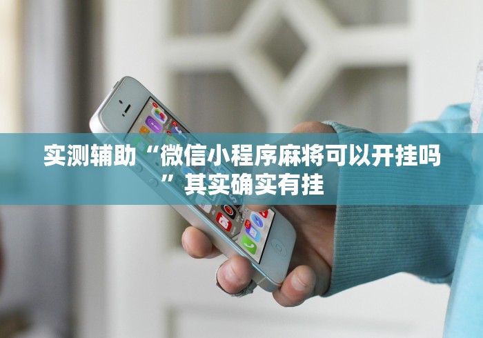 实测辅助“微信小程序麻将可以开挂吗”其实确实有挂