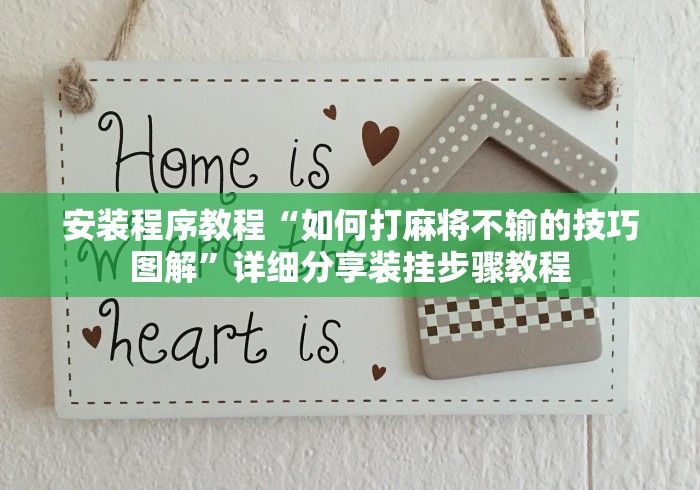 安装程序教程“如何打麻将不输的技巧图解”详细分享装挂步骤教程
