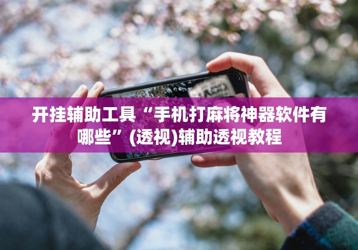 开挂辅助工具“手机打麻将神器软件有哪些”(透视)辅助透视教程