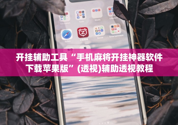开挂辅助工具“手机麻将开挂神器软件下载苹果版”(透视)辅助透视教程