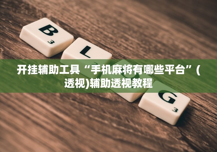 开挂辅助工具“手机麻将有哪些平台”(透视)辅助透视教程