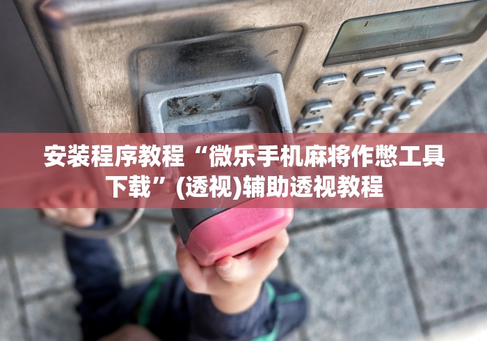 安装程序教程“微乐手机麻将作憋工具下载	”(透视)辅助透视教程