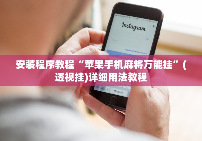 安装程序教程“苹果手机麻将万能挂”(透视挂)详细用法教程