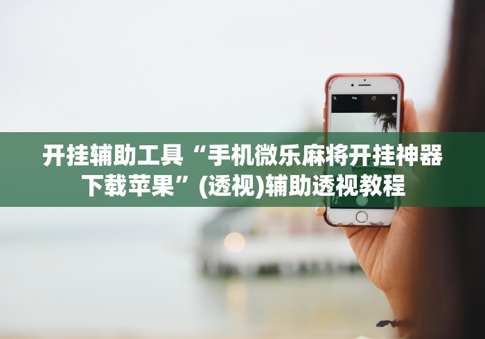 开挂辅助工具“手机微乐麻将开挂神器下载苹果	”(透视)辅助透视教程