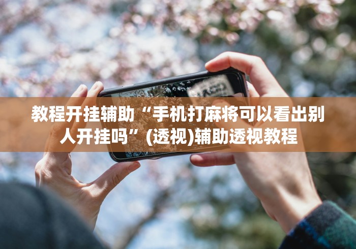 教程开挂辅助“手机打麻将可以看出别人开挂吗”(透视)辅助透视教程