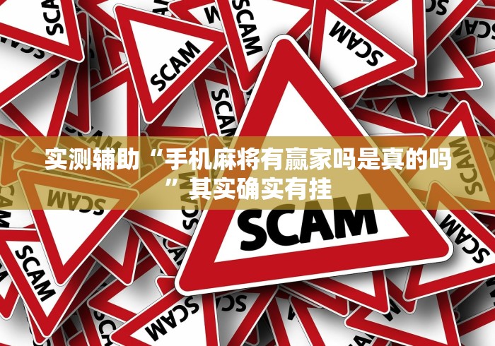实测辅助“手机麻将有赢家吗是真的吗”其实确实有挂