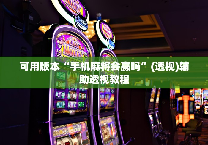 可用版本“手机麻将会赢吗”(透视)辅助透视教程