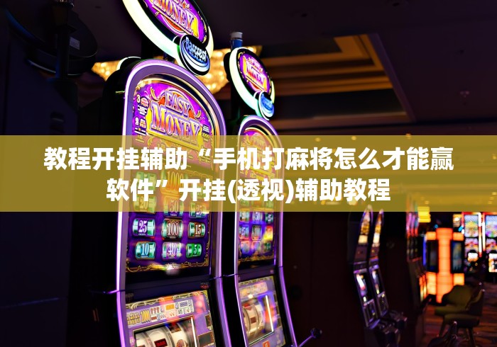 教程开挂辅助“手机打麻将怎么才能赢软件”开挂(透视)辅助教程