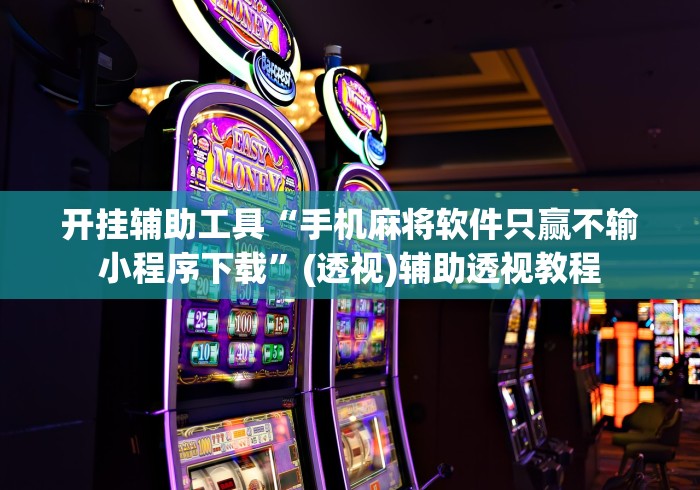 开挂辅助工具“手机麻将软件只赢不输小程序下载”(透视)辅助透视教程