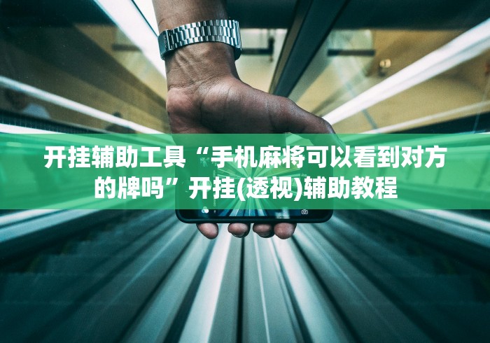开挂辅助工具“手机麻将可以看到对方的牌吗”开挂(透视)辅助教程