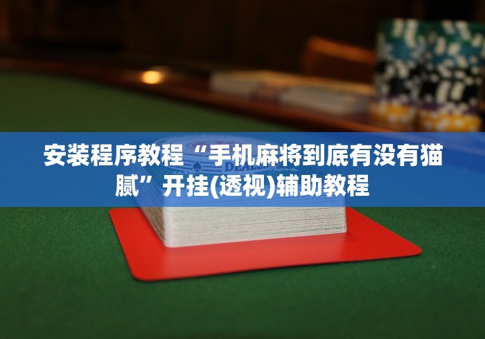 安装程序教程“手机麻将到底有没有猫腻”开挂(透视)辅助教程