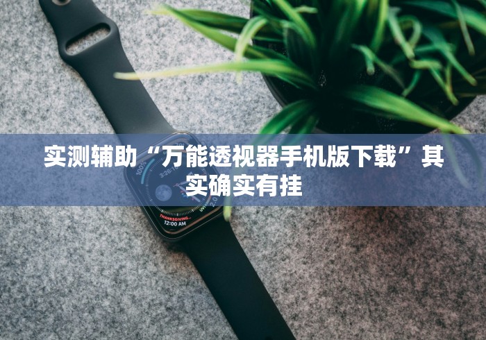 实测辅助“万能透视器手机版下载”其实确实有挂