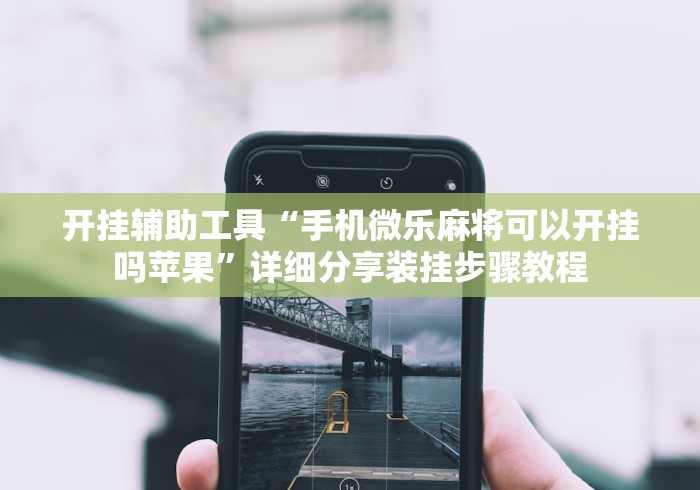 开挂辅助工具“手机微乐麻将可以开挂吗苹果”详细分享装挂步骤教程