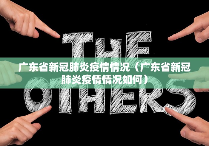 广东省新冠肺炎疫情情况（广东省新冠肺炎疫情情况如何）