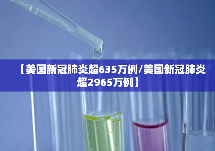 【美国新冠肺炎超635万例/美国新冠肺炎超2965万例】 【美国新冠肺炎超635万例/美国新冠肺炎超2965万例】
