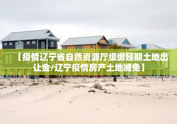 【疫情辽宁省自然资源厅缓缴延期土地出让金/辽宁疫情房产土地减免】