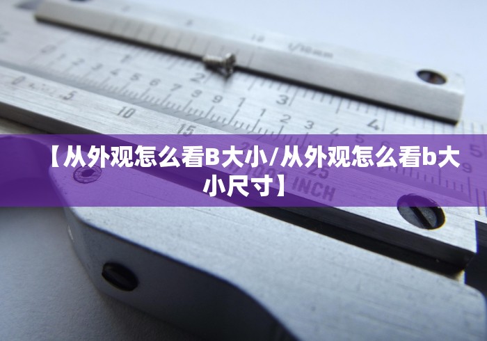 【从外观怎么看B大小/从外观怎么看b大小尺寸】
