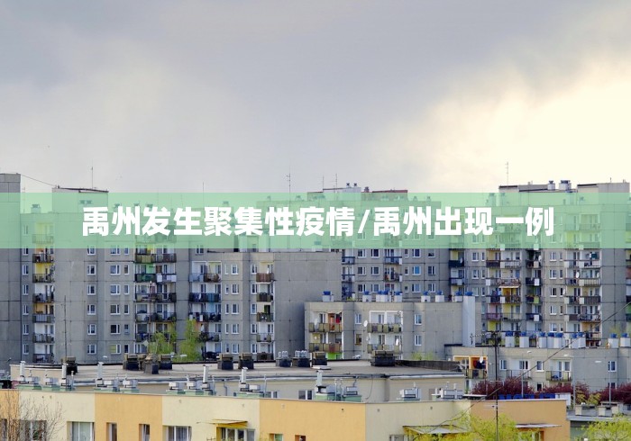 禹州发生聚集性疫情/禹州出现一例 禹州发生聚集性疫情/禹州出现一例