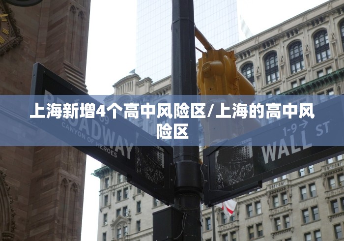 上海新增4个高中风险区/上海的高中风险区