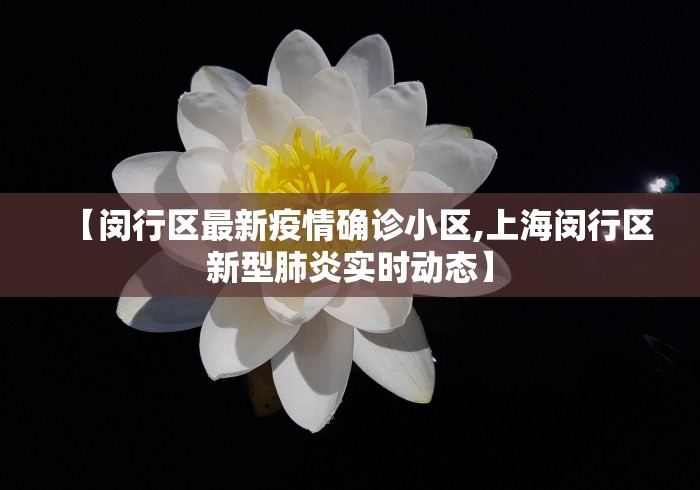 【闵行区最新疫情确诊小区,上海闵行区新型肺炎实时动态】 【闵行区最新疫情确诊小区,上海闵行区新型肺炎实时动态】