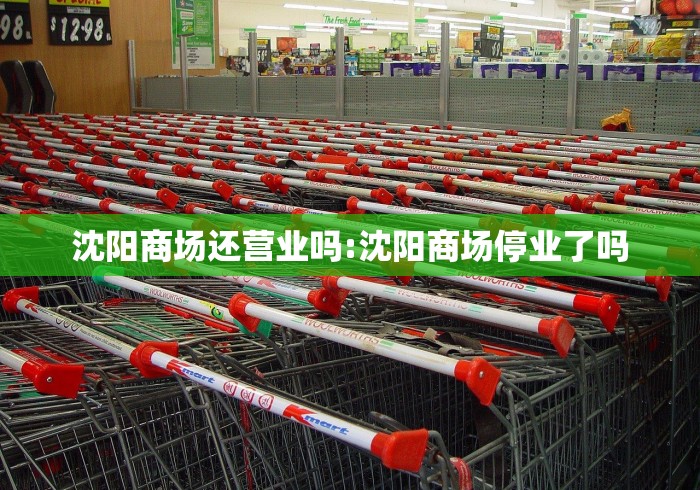 沈阳商场还营业吗:沈阳商场停业了吗